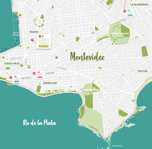 Imagen 10 de 13 de Venta Apartamento 1 Dormitorio La Aguada - Edificio 01 Libertador