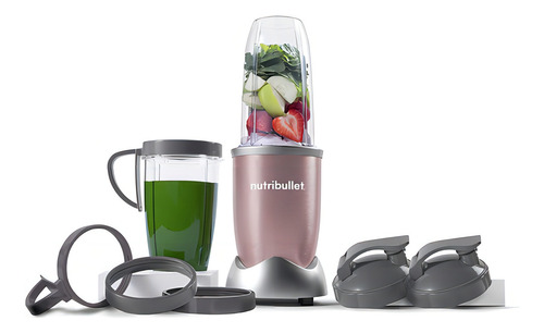 Liquidificador Nutribullet Nb9-1301rg, Dourado/rosa, 900w