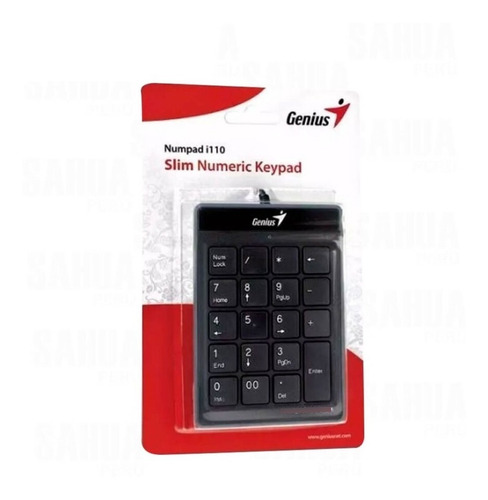Imagen 2 de 5 de Teclado Numerico Genius Numpad 110 Usb Notebook Windows Pc