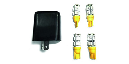 Kit Relé De Pisca Com Lâmpadas De 9 Leds Compatível Cg 150