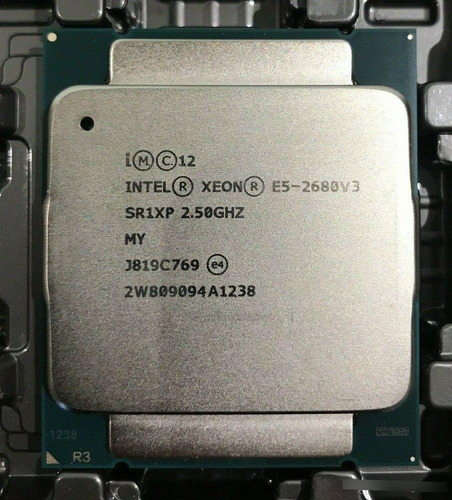 Procesador Intel Xeon Servidor E5-2680 V3 12 Core Cache 30mb (Usado)