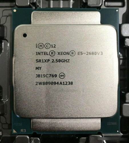 Procesador Intel Xeon Servidor E5-2680 V3 12 Core Cache 30mb