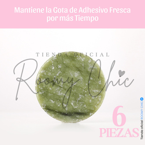 Piedra Jade Para Pegamento Extensiones De Pestañas Mink 1x1