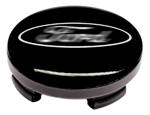 Centro Tapon Rin Ford 54mm 1 Pieza Emblema Negro