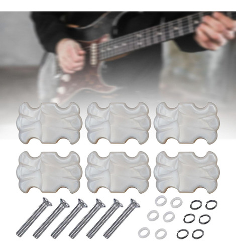 Clavijas De Afinación De Guitarra, Botón Con Y Tornillo,
