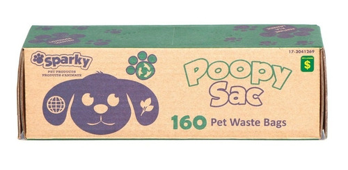 Bolsas Poopy Sac Excremento Popo De Perros X 160 Ref.3041269