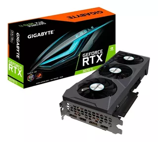 Placa de vídeo Nvidia Gigabyte Eagle GeForce RTX 30 Series RTX 3070 Ti GV-N307TEAGLE OC-8GD 8GB