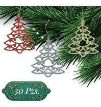 Comprar Adornos Navideños Colgantes Figura Arbol De Navidad 30pzs