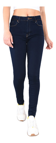 Jeans Oggi Mujer Lucy Corte Súper Skinny Azul