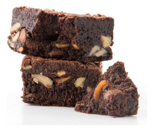 Brownies Con Nuez Y Doble Chocolate