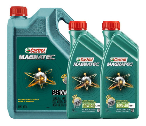 Kit 4 Filtros + 6l Aceite Castrol 10w40 Chevrol S10 2.8 Ctdi