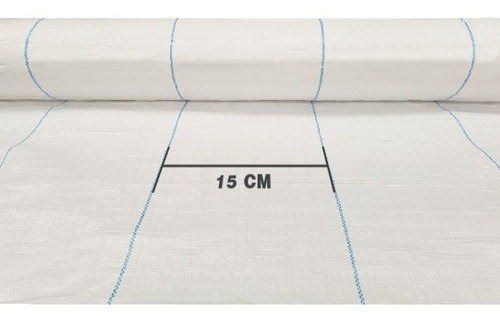 Imagen 2 de 6 de Malla Ground Cover Antimaleza 4 M X 15 M Blanco