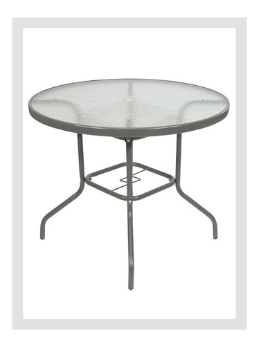 Imagen 2 de 10 de Juego De Jardin Sillas Sillones Mesa 5 Piezas Gris
