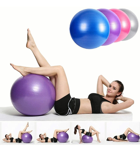 Pelota Fitness De Yoga Acondicionamiento 55/65 Cm Con Bomba