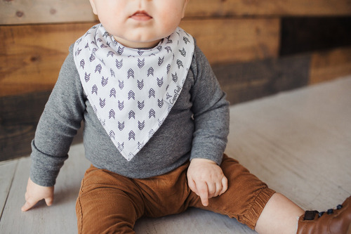 Set De 4 Baberos Bandana Para Bebé Alta Calidad