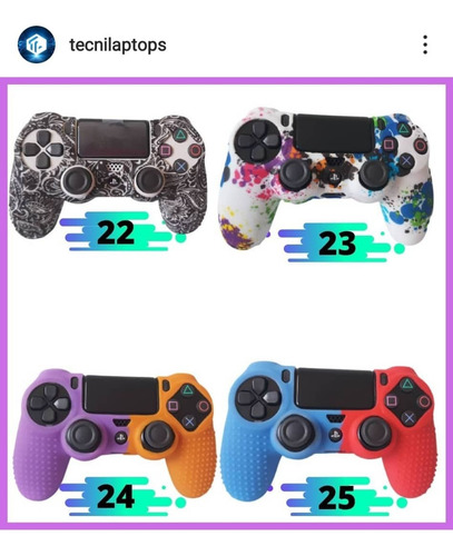 Imagen 7 de 9 de Forro Funda Protector Control Ps4 Somos Tienda Física