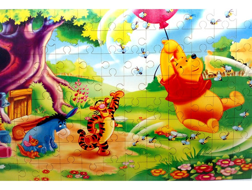 Rompecabezas De Madera 96 Piezas - Imagen Winnie Pooh