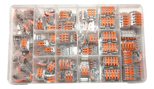 Kit Emenda Rapida Conector Alavanca Transparente + Caixa Org Menor preço em Kit Emenda Rapida Conector Alavanca Transparente + Caixa Org