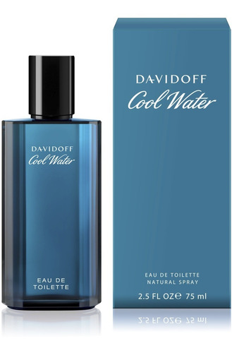 Imagen 2 de 2 de Perfume Davidoff Cool Water Men 75ml Eau De Toilette