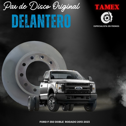 Par De Disco Original Delantero F-350 4x4 Doble Rodada 2014