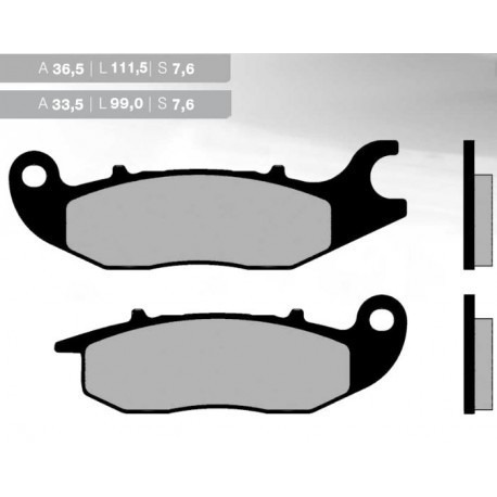 Pastilla Freno Fa 375 Brenta Honda Wave Cb 190r Invicta Del