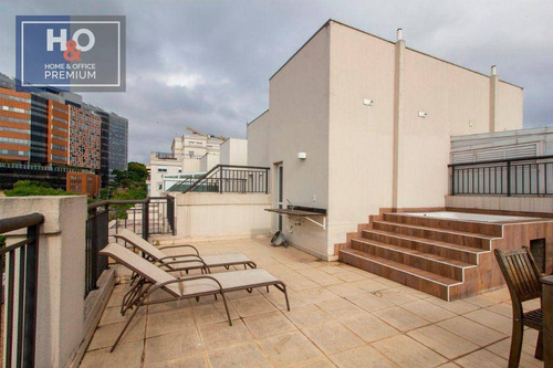 Imagem 4 de 16 de Cobertura Com 1 Dormitório, 110 M² - Venda Ou Aluguel - Jardim Leonor - São Paulo/sp - Co0087