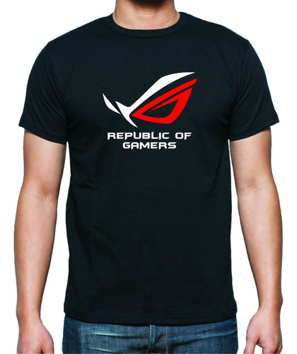 Playeras Comicsmx Videojuegos Republic Of Gamers Calidad