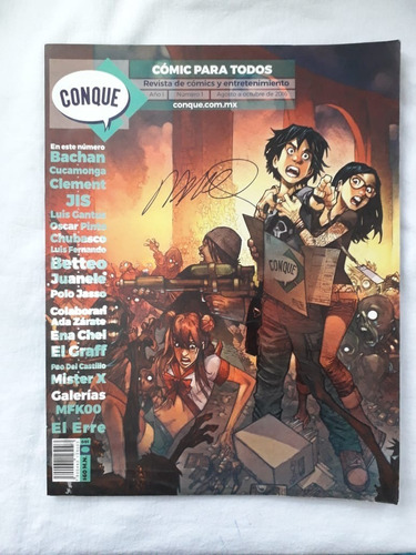 Revista Conque No. 1 Firmada Por Humberto Ramos