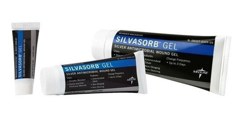 Silvasorb Gel Antimicrobiano Con Plata 1.5 Onzas Medline