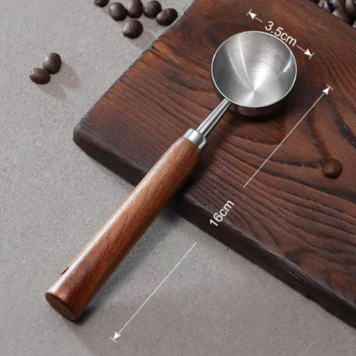 Café Medición De En Polvo Medida De 16cmx35cm Astilla