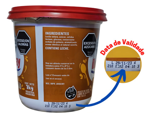 Ilolay Clasico Doce De Leite Argentino Pote De 1kg