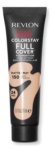 Revlon Colorstay Full Cover Fundation Bese Maquillaje Tono Buff Chamois 150