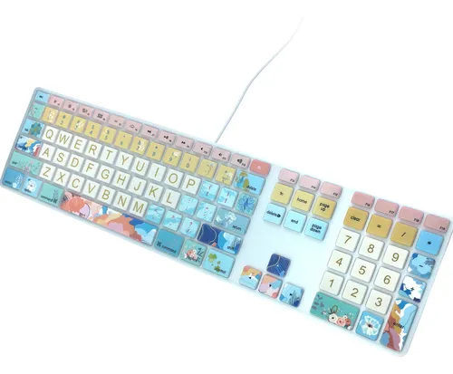 Funda De Silicona Para Teclado Apple iMac A1243 Flores