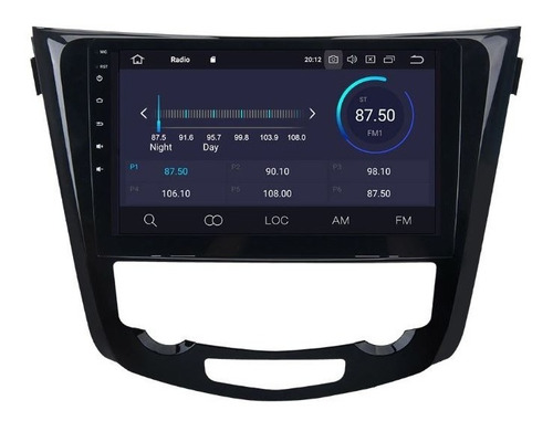Imagen 6 de 6 de Radio Android Nissan Qashqai 2014-18 10puLG Ips Carplay 2gig