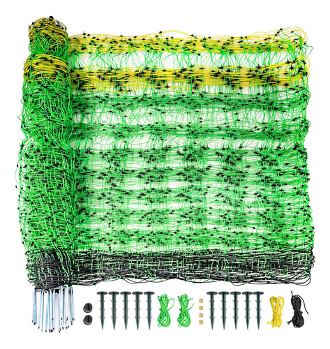 Cerca Eléctrica Portátil 90 Cm Altura 50 M Largo Para Ganado Color