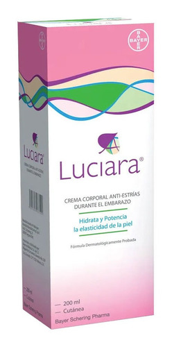 Luciara Creme Hidrat Preventivo De Estrias Na Gestação 200ml
