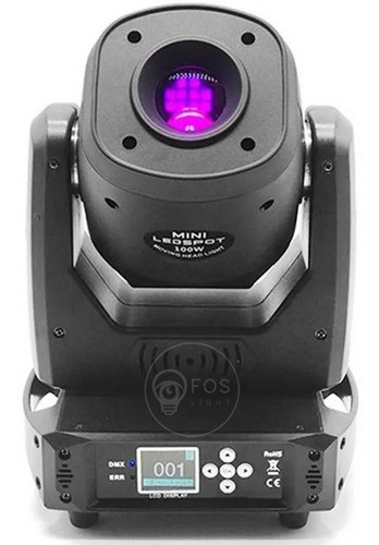 Kit 4 Moving Head Spot 100w 8 Cores 14 Gobos Prisma 3 Faces