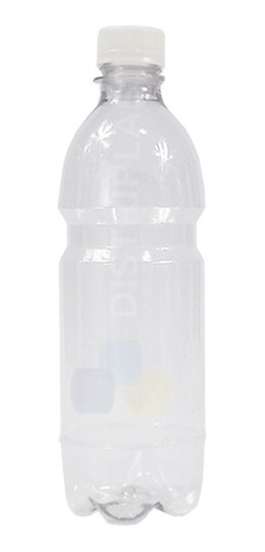 Botella Pet 500ml Transparente Petaloide Short Finish