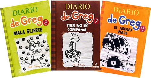 ** Combo Diario De Greg 7 , 8 Y 9 ** Jeff Kinney