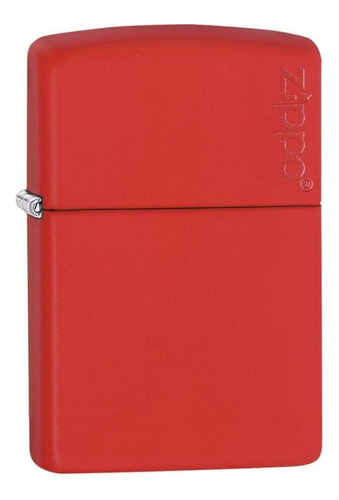 Encendedor Zippo Zp233zl Red Matte Logo /relojeria Violeta