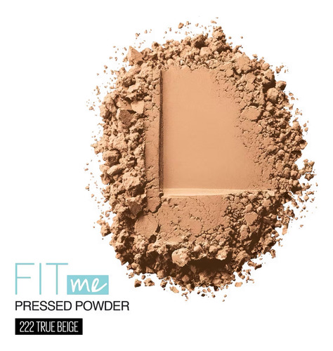 Maybelline Fit Me Polvo Fijador Mate Tono 100 Translucent 222 True Beige