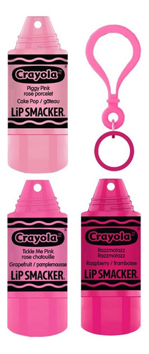 Lip Smacker-crayola Colección Apilable Rosa-bálsamo Labial