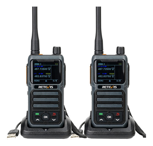Retevis Rb17p Gmrs Radio 30 Canal Walkie Talkie Largo So