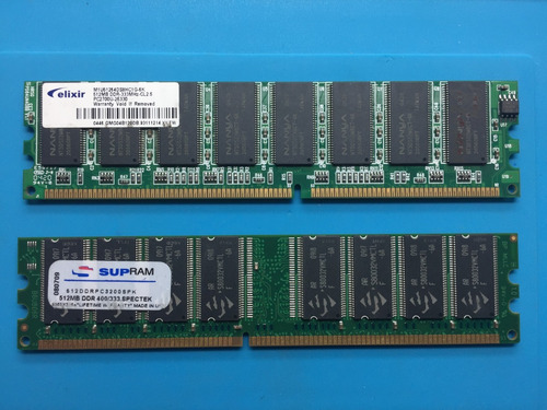 Memorias Ram Ddr1 1gb - 512 - 256 (Usado)