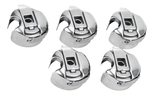 Caja De Bobina 5pcs Máquina De Coser De Acero Inoxidable Par
