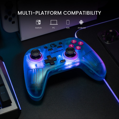 Controlador De Juegos Inalámbrico Gamesir Nova Para Pc/switc