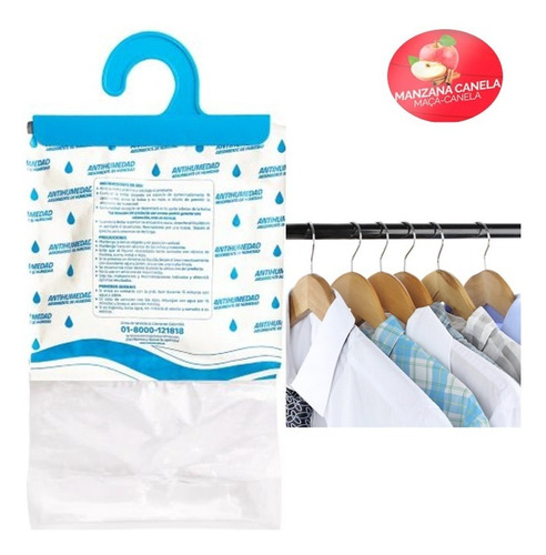 Absorbente De Humedad Con Aroma 4 Bolsas Colgar Closet Ropa