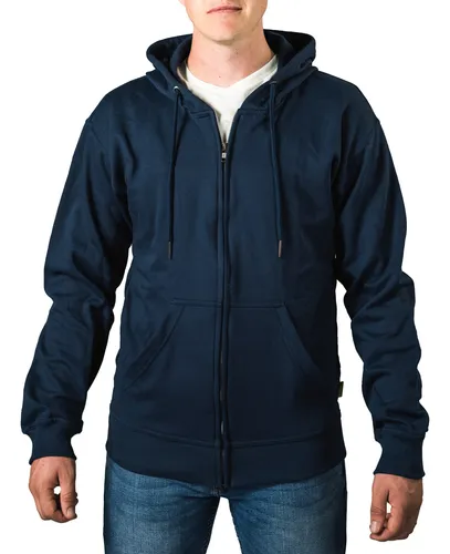 Sudadera azul online marino con cierre