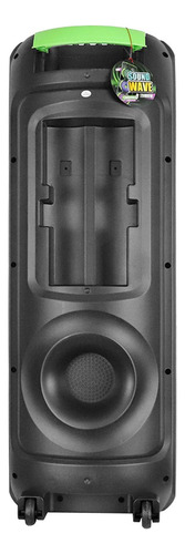 Bocina Bafle 3x8 Fussion Sound Wave 20 000w Recargable Bt Negro