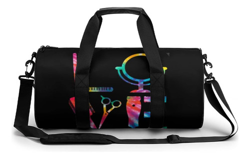 Peluquero Estilista Love Tie Dye Deporte Gimnasio Bolsa Para